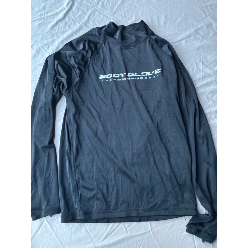 Surfcore Mens Body Glove Rash Guard Shirt L Black